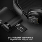 SteelSeries Arctis Nova Elite - Hi-Res Wireless Gaming Headset - 96kHz/24bit - Carbon Fiber Speakers - ANC - AI Noise Rejection - App - 2.4GHz + BT - Multi-Source Mix - OmniPlay PC+PS+Xbox - Black