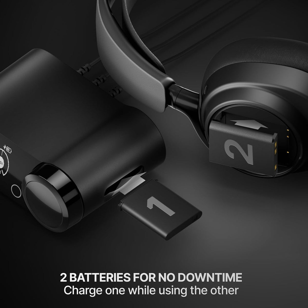 SteelSeries Arctis Nova Elite - Hi-Res Wireless Gaming Headset - 96kHz/24bit - Carbon Fiber Speakers - ANC - AI Noise Rejection - App - 2.4GHz + BT - Multi-Source Mix - OmniPlay PC+PS+Xbox - Black