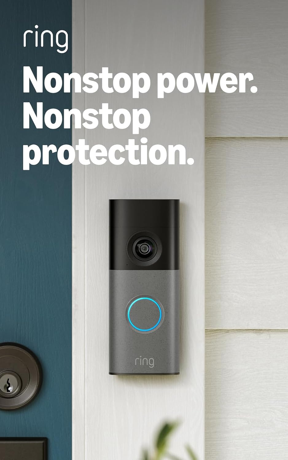 Ring Wired Video Doorbell 2K (newest gen), Video Doorbell Camera with Retinal 2K, up to 6x Enhanced Zoom, Wide Field of View, Two-Way Talk, 30-day free trial of Ring Subscription Plan