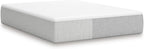 Signature Design by Ashley Chime Memory Foam Mattress, 12 Inch, Queen | Medium Firm comfort and firm support, Cooling knit cover over high-density gel foam, Compressed bed in a box setup