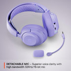 SteelSeries Arctis Nova 3P Wireless - PS5 Headset - Gaming Headset - Mobile App Control - 40 HR Battery with fast charging - Compatible with PlayStation, PC, Switch - 2.4GHz/Bluetooth - Lavender
