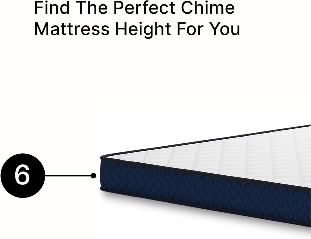 Signature Design by Ashley Memory Foam Twin Mattress, 6-Inch Medium Firm | Low profile CertiPUR-US certified bed in a box, Ideal for guest rooms