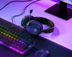 SteelSeries Arctis Nova 1 - Gaming Headset for PC, PS5, PS4, Xbox - Hi-Fi Drivers - 360° Spatial Audio - AirWeave Memory Foam Ear Cushions - Ultra Lightweight - Black