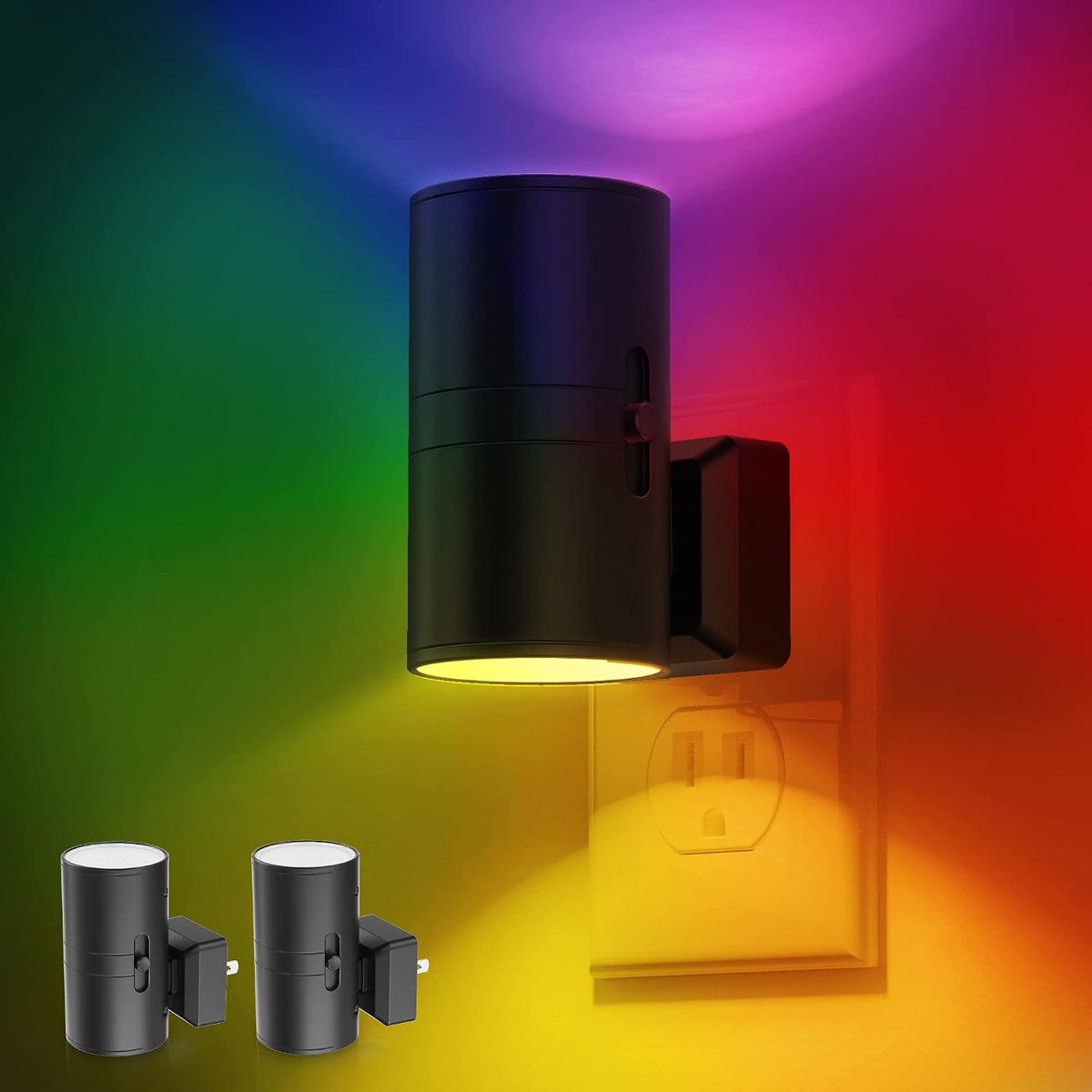 L LOHAS LED Night Light Plug in, Night Lights Plug into Wall, Soft White