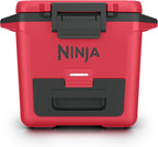 Ninja FrostVault 30qt Hard Cooler w/Dry Storage Drawer, True Red, FB131RD1 | Ninja FrostVault keeps food cool, dry & separate under 40°F for days, with 30-qt capacity holding up to 48 cans.
