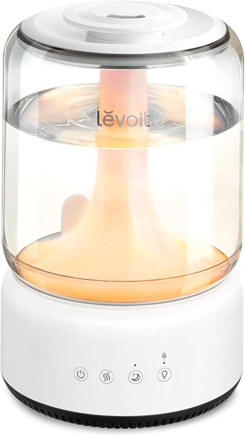 Levoit Top Fill Humidifiers for Bedroom, 2.5L Tank for Large Room, 25dB