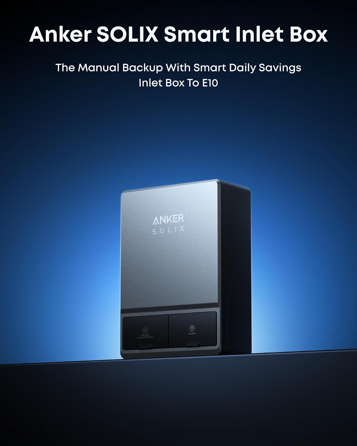 Anker SOLIX E10, Smart Inlet Box and Extra Battery, 12kWh-90kWh