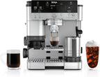 Ninja Luxe Café Premier 3-in-1 Espresso Machine, Drip Coffee, & Cold Brew | Built-in Grinder, Hands-Free Milk Frother, and Assisted Tamper for Cappuccinos & Lattes, Stainless Steel, ES601