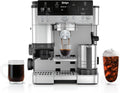 Ninja Luxe Café Premier 3-in-1 Espresso Machine, Drip Coffee, & Cold Brew | Built-in Grinder, Hands-Free Milk Frother, and Assisted Tamper for Cappuccinos & Lattes, Stainless Steel, ES601