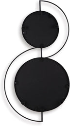 Signature Design by Ashley Shayham Modern Accent Mirror with Thin Frame, Black