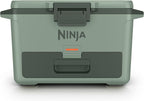 Ninja FrostVault™ 50qt Hard Cooler with Dry Storage Drawer, Spanish Moss | Ninja FrostVault keeps food cool, dry & separate under 40°F for days, with 50-qt capacity holding up to 80 cans