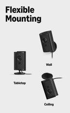 Ring Indoor Camera 4K (newest gen), Plug-In, Retinal 4K Video, pet camera, Auto HDR, True-colour Night Vision in low light, business or home security, alternative to CCTV