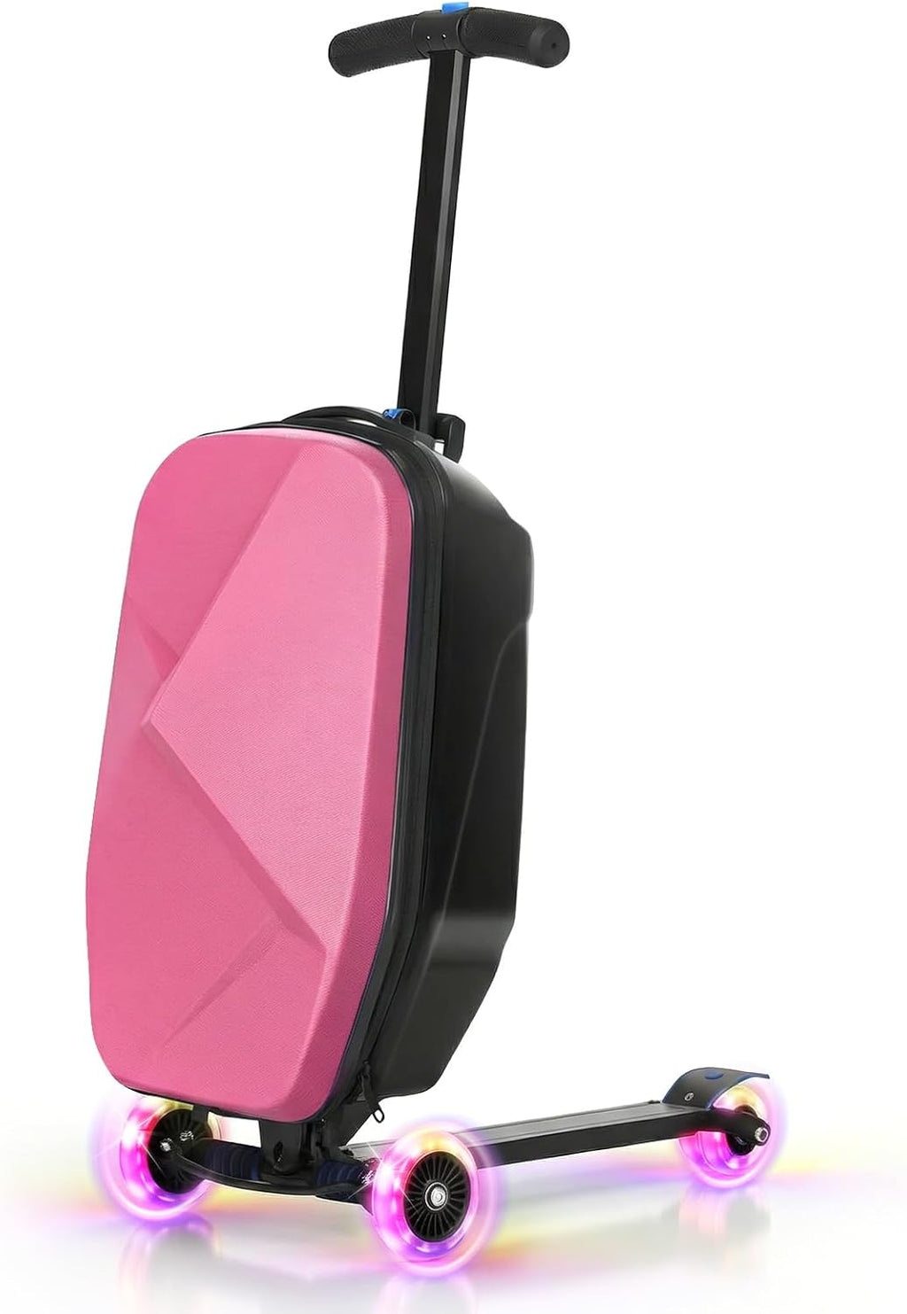 Suitcase Scooter,Ride on Suitcase for Kids,2in1 Hardside Scooter Luggage