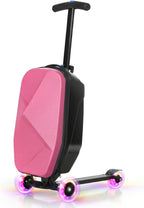 Suitcase Scooter,Ride on Suitcase for Kids,2in1 Hardside Scooter Luggage