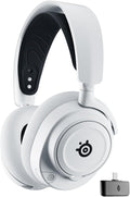 SteelSeries Arctis Nova 7X Wireless Xbox Series X/S Gaming Headset - Neodymium Magnetic Drivers - Dual Wireless Xbox & Bluetooth Audio - 38H USB-C Battery - AI Mic - Supports PS5, PC - White