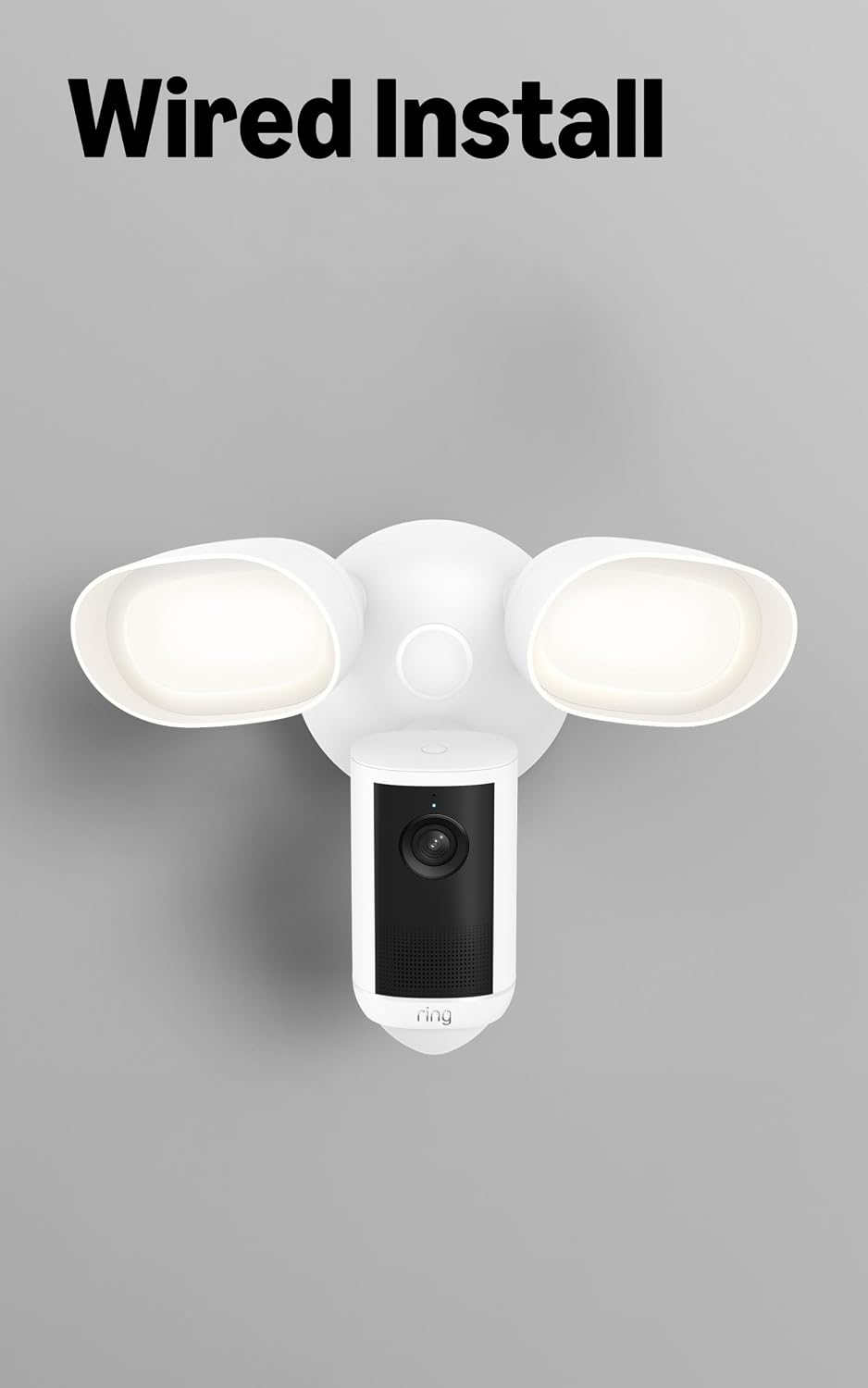 Ring Floodlight Camera 4K Plus (newest gen), Wired, Retinal 4K, Motion-Activated Floodlights, 3D Motion Detection, business or home wireless outdoor security camera, alternative to CCTV