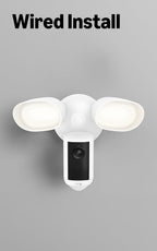 Ring Floodlight Camera 4K Plus (newest gen), Wired, Retinal 4K, Motion-Activated Floodlights, 3D Motion Detection, business or home wireless outdoor security camera, alternative to CCTV