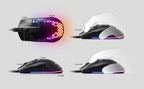 SteelSeries Aerox 3 - Holey RGB Gaming Mouse - Ultra-lightweight Water Resistant Design - 8,500 DPI TrueMove Core Optical Sensor - Onyx