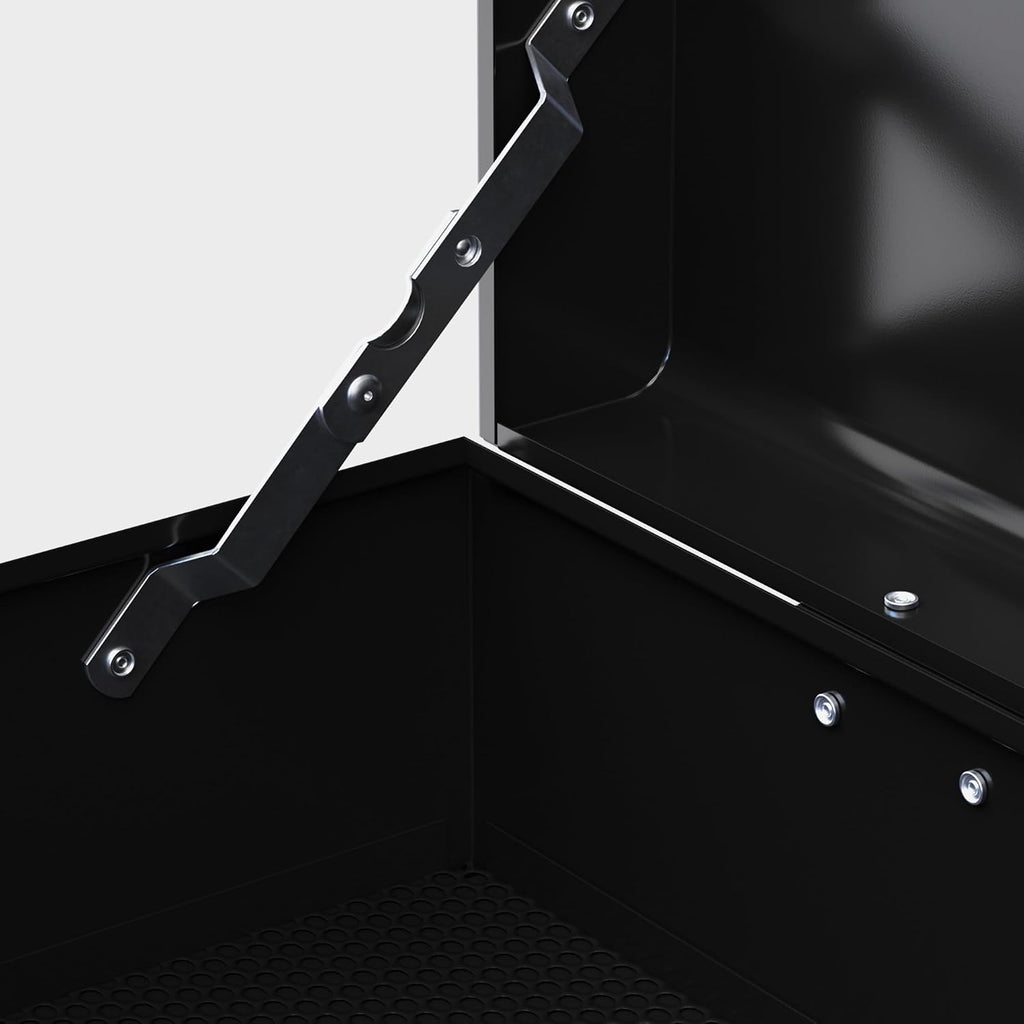HOMCOM 6 Drawer Tool Chest Lockable Top Case 600mm x 260mm x 340mm Black