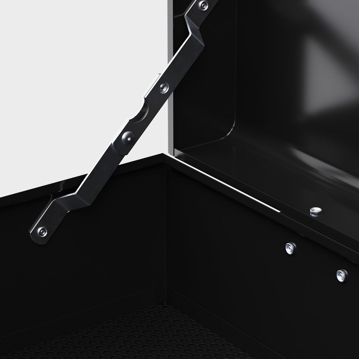 HOMCOM 6 Drawer Tool Chest Lockable Top Case 600mm x 260mm x 340mm Black
