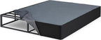 Signature Design by Ashley Queen Foundation, 10 Inch Box Spring | Sturdy metal construction, Compact flat fold design, Removable black fabric cover, Rounded corners, Foundation Series