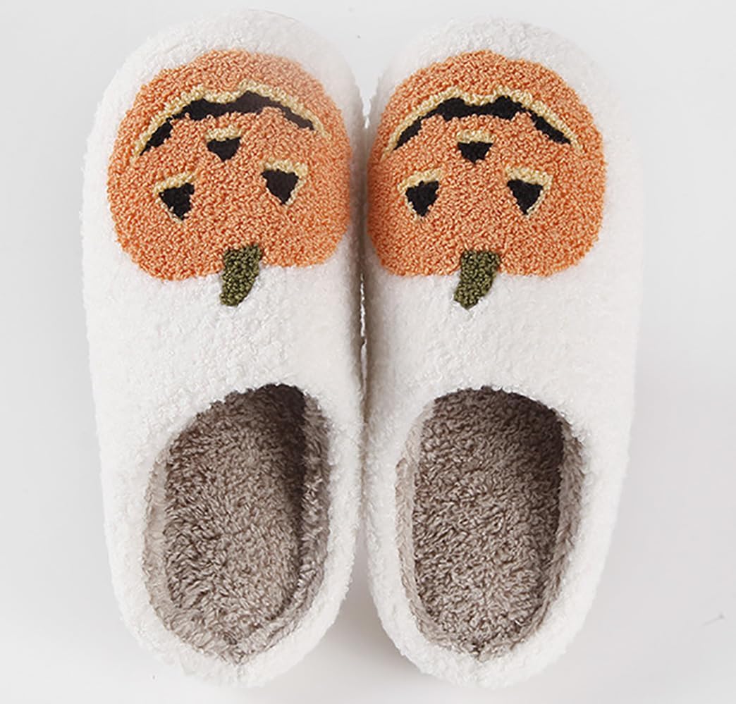 Womens Mens Slippers Memory Foam Plush Fluffy Warm Lined slippers Indoor Outdoor House Winter Slippers