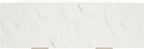 Signature Design by Ashley Cadmori Casual Bohemian Dresser with Post Legs and 6 Drawers, Replicated Marble Top, Wood, 35" High, White and Light Brown Finish