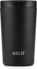 Ello Jones 11oz Insulated Stainless Steel Leakproof Travel Mug, Black