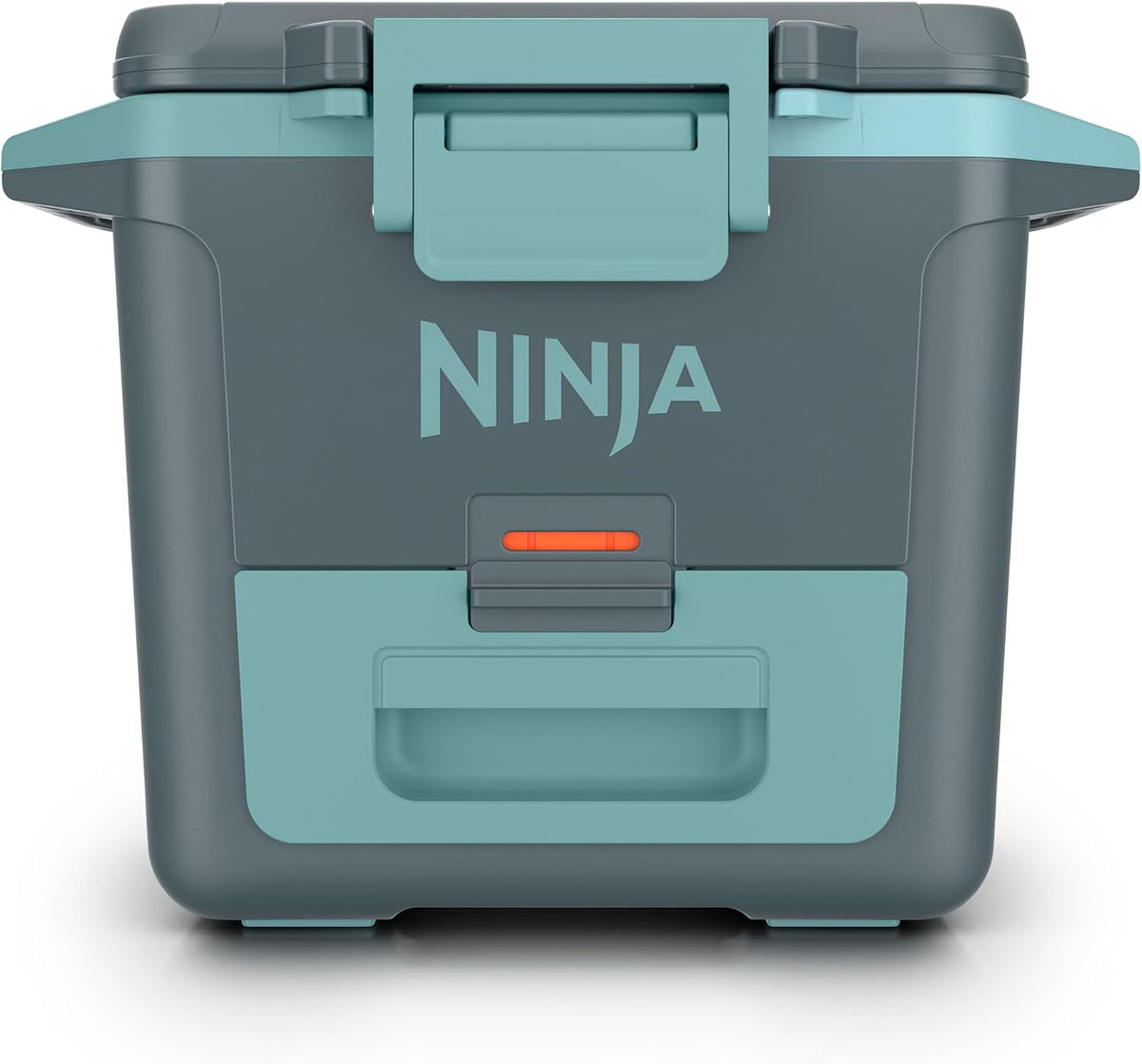 Ninja FrostVault™ 30qt Hard Cooler, Dry Storage Drawer, Halocline Green | Ninja FrostVault keeps food cool, dry & separate under 40°F for days, with 30-qt capacity holding up to 48 cans.