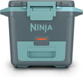 Ninja FrostVault™ 30qt Hard Cooler, Dry Storage Drawer, Halocline Green | Ninja FrostVault keeps food cool, dry & separate under 40°F for days, with 30-qt capacity holding up to 48 cans.