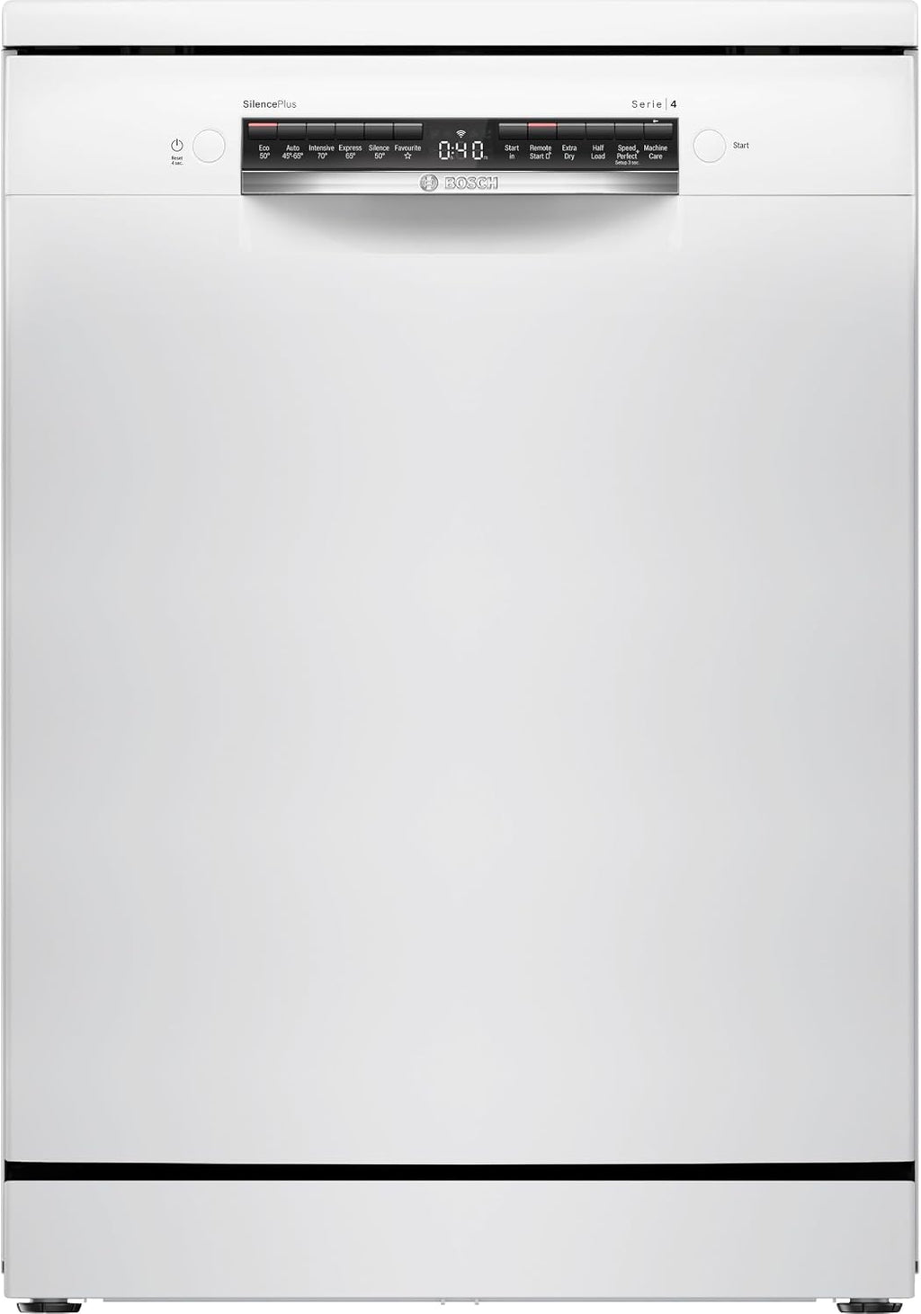 Bosch Series 4 SMS4EMW06G Freestanding Dishwasher, 60cm, White