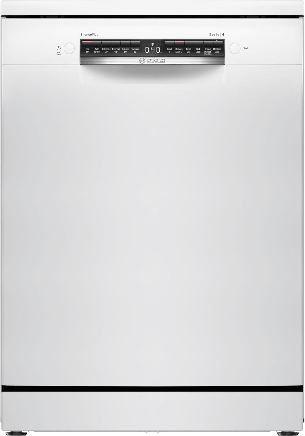 Bosch Series 4 SMS4EMW06G Freestanding Dishwasher, 60cm, White