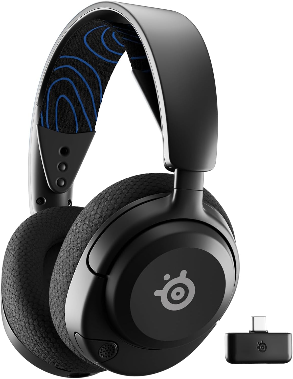 SteelSeries Arctis Nova 5P Wireless - PS5 Gaming Headset - 100+ Audio Presets via App - Neodymium Magnetic Drivers - 60H Battery - 2.4GHz/BT - ClearCast Gen2.X Mic - Supports PS4, PC, Mobile