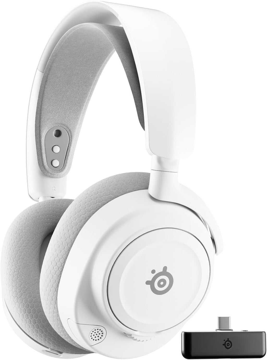 SteelSeries Arctis Nova 7X Wireless Gen 2 - Xbox Headset - Gaming Headset - Mobile App Control - 50+ HR with Fast Charge - Compatible with Xbox PC, Switch & More - Mixable 2.4GHz/Bluetooth - White