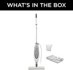 Shark Professional Steam Pocket Mop with 2 Double-sided Pads, White, S3601
