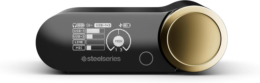 SteelSeries Arctis Nova Elite - Hi-Res Wireless Gaming Headset - 96kHz/24bit - Carbon Fiber Speakers - ANC - AI Noise Rejection - App - 2.4GHz + BT - Multi-Source Mix; OmniPlay PC+PS+Xbox - Sage&Gold