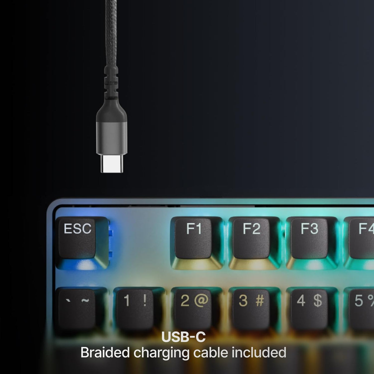 SteelSeries Apex Pro TKL Wireless Gen 3 - Wireless Gaming Keyboard - Adjustable Actuation Hall Effect Switches; Game-Ready Presets - Rapid Trigger, Protection Mode, Rapid Tap/SOC - English QWERTY