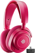 SteelSeries Arctis Nova 7 Wireless Gen 2 - Wireless Gaming Headset for PC - Compatible with PC, PS5, Switch & more - Mobile App Control - 50+ HR with Fast Charge - Mixable 2.4GHz/Bluetooth - Magenta