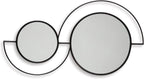 Signature Design by Ashley Shayham Modern Accent Mirror with Thin Frame, Black
