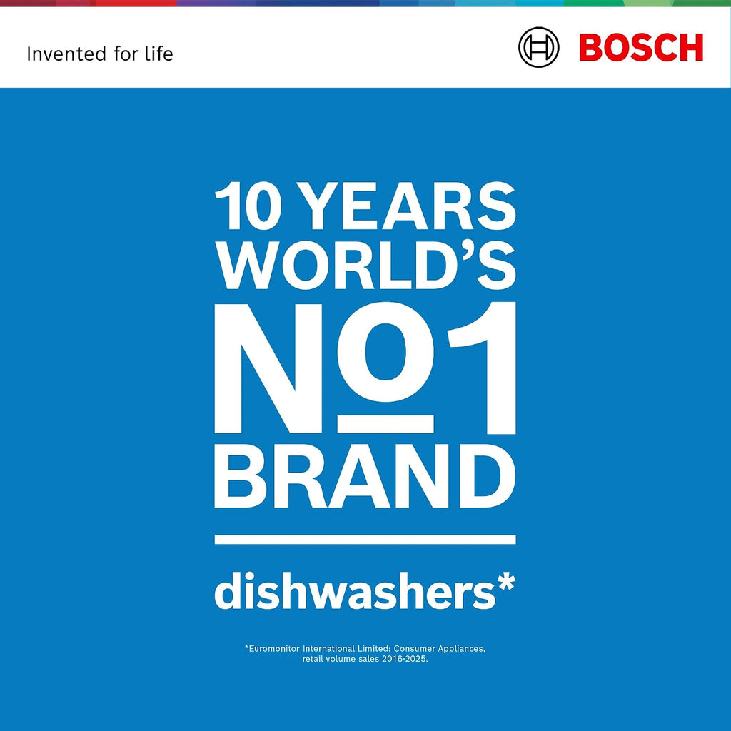 Bosch Series 4 SMS4EKW06G Freestanding Dishwasher, 60cm, White