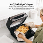 Ninja® Foodi® Smart XL 6-in-1 Indoor Grill & Air Fryer, Black/Silver, FG551 | Smart Cook System with built-in thermometer, XL capacity, perfect doneness, rare to well done. 6-in-1: Grill, Air Fry & more.