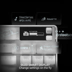 SteelSeries Apex Pro TKL Gen 3 - White Gaming Keyboard - Adjustable Hall Effect Switches; OmniPoint 3.0 - Game-Ready Presets - Rapid Trigger, Protection Mode, Rapid Tap/SOCD - English QWERTY