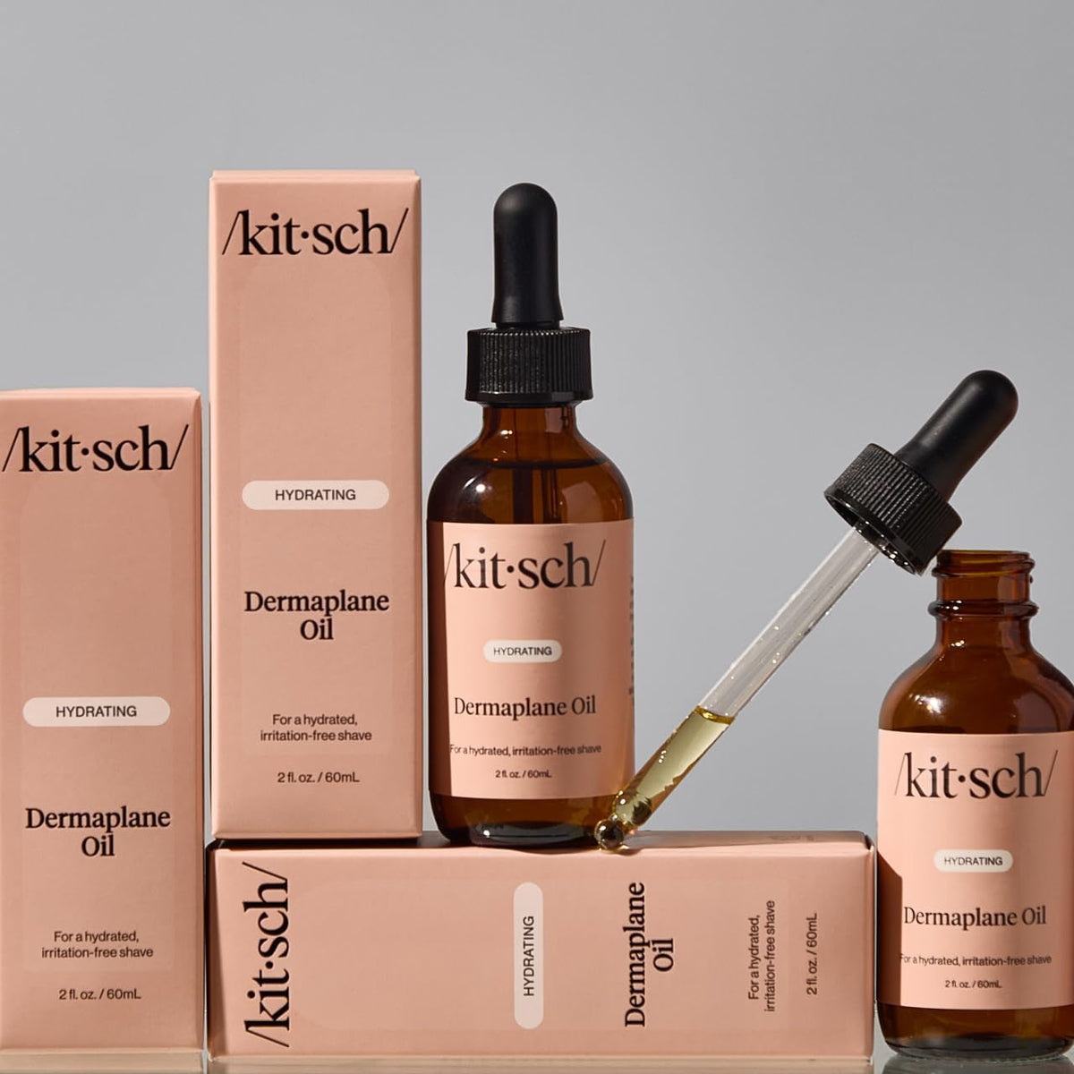 Kitsch Dermaplane Face Oil with Jojoba Oil & Argan Oil - 2oz