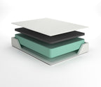 Signature Design by Ashley Queen Size 8 Inch Medium Firm Charcoal Gel & Green Tea Infused Memory Foam Mattress for Pressure Relief, Fiberglass-Free, Mattress In A Box