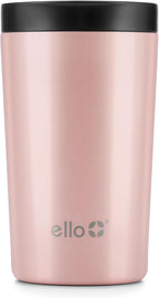 Ello Jones Stainless Steel Travel Coffee Mug - Travel Tea Mug, 11oz, Rosegold