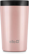 Ello Jones Stainless Steel Travel Coffee Mug - Travel Tea Mug, 11oz, Rosegold