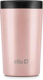 Ello Jones Stainless Steel Travel Coffee Mug - Travel Tea Mug, 11oz, Rosegold