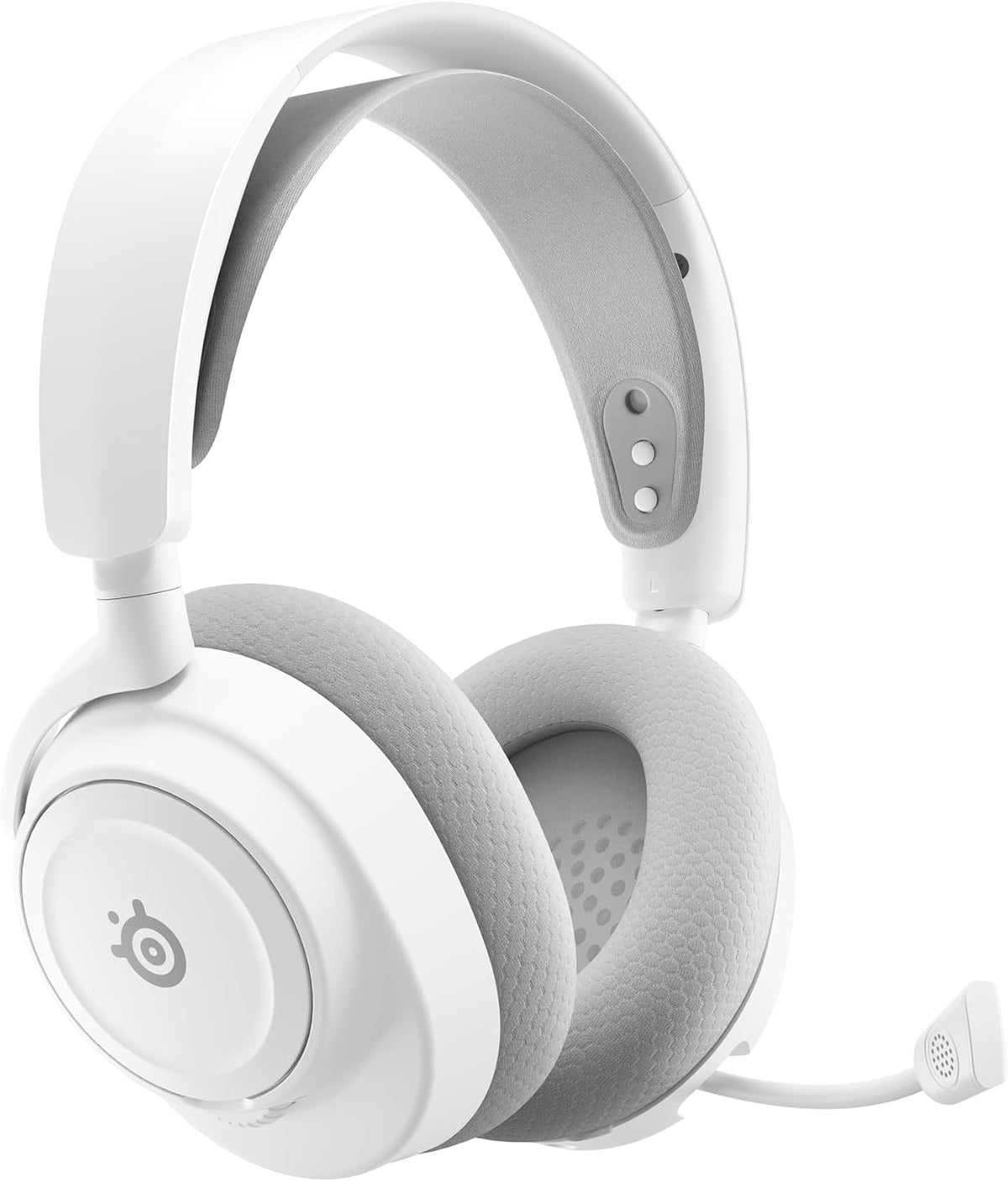 SteelSeries Arctis Nova 7 Wireless Gen 2 - Wireless Gaming Headset for PC - Compatible with PC, PS5, Switch & more - Mobile App Control - 50+ HR with Fast Charge - Mixable 2.4GHz/Bluetooth - White