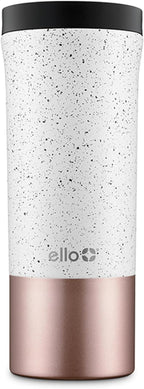 Ello Miri 16oz Insulated Stainless Steel Travel Mug with Slider Lid, Rosegold