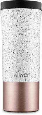 Ello Miri 16oz Insulated Stainless Steel Travel Mug with Slider Lid, Rosegold